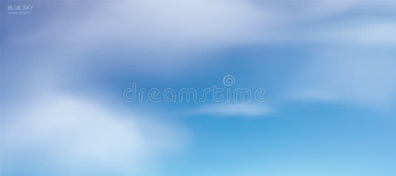 Fondo del cielo azul con las nubes blancas Cielo abstracto para el fondo natural ilustración del vector Fondo del cielo azul con las nubes blancas Cielo abstracto para el fondo natural ilustración del vector