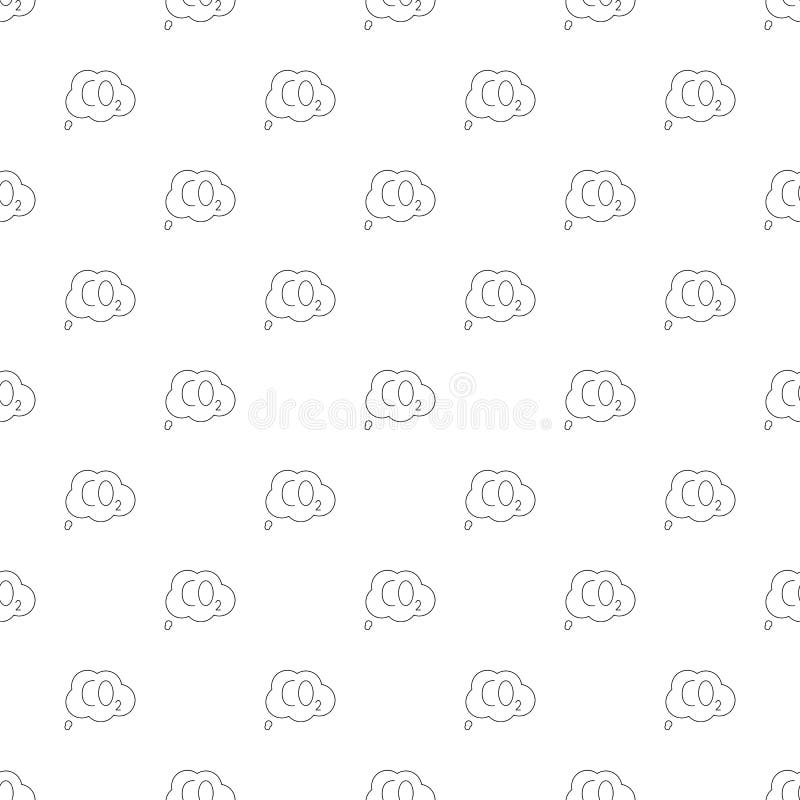 Fondo del CO2 de la línea icono libre illustration Fondo del CO2 de la línea icono libre illustration