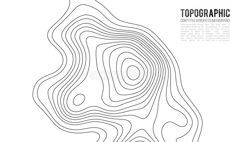 Fondo del contorno del mapa topográfico Mapa del Topo con la elevación ilustración del vector Fondo del contorno del mapa topográfico Mapa del Topo con la elevación ilustración del vector