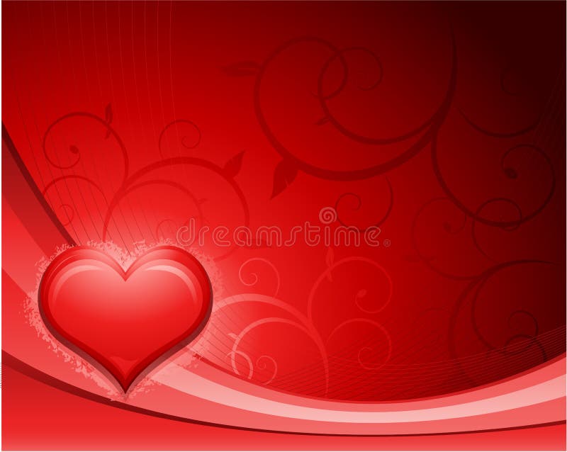 Fondo del día de tarjeta del día de San Valentín stock de ilustración Fondo del día de tarjeta del día de San Valentín stock de ilustración