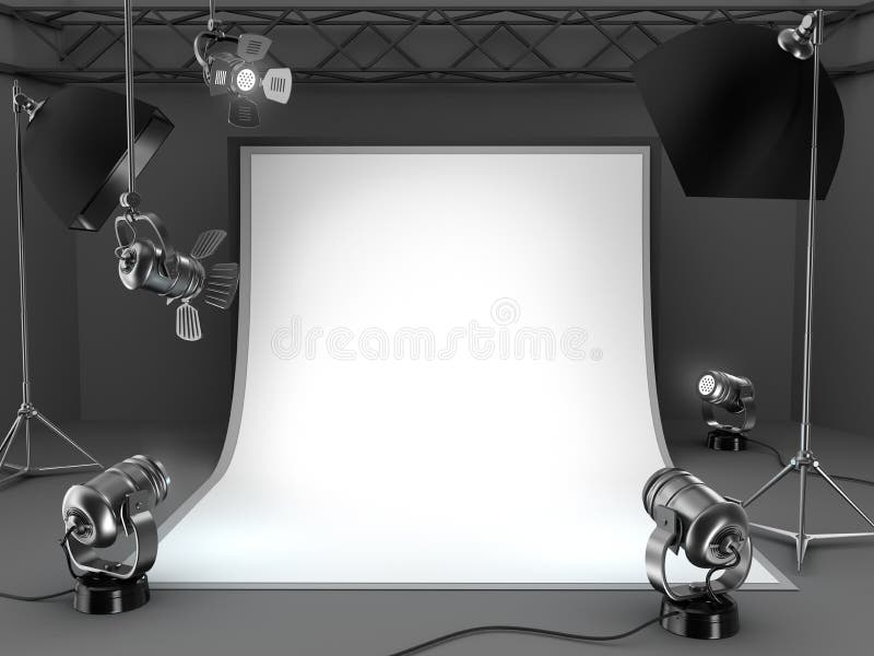 Fondo del equipo del estudio de la foto. libre illustration Fondo del equipo del estudio de la foto. libre illustration