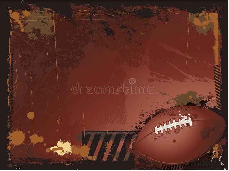 Fondo del fútbol americano ilustración del vector Fondo del fútbol americano ilustración del vector