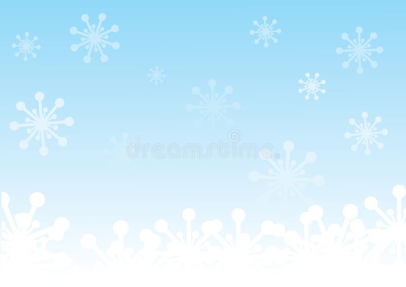 Fondo del invierno con los copos de nieve stock de ilustración Fondo del invierno con los copos de nieve stock de ilustración