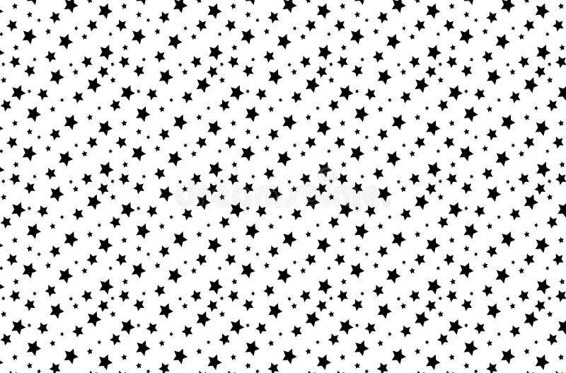Fondo del modelo de estrella, diseño negro del papel pintado de la estrella