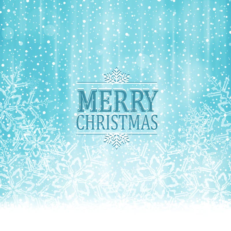 Fondo del paese delle meraviglie di inverno di tipografia di Buon Natale illustrazione di stock Fondo del paese delle meraviglie di inverno di tipografia di Buon Natale illustrazione di stock