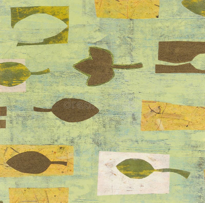 Fondo de papel colorido con motivos florales imagen de archivo