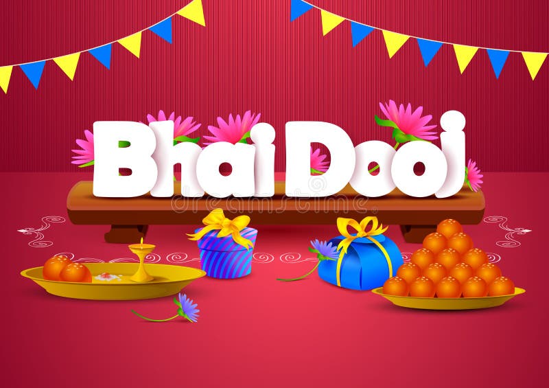 Fondo del papel pintado de Bhai Dooj libre illustration Fondo del papel pintado de Bhai Dooj libre illustration