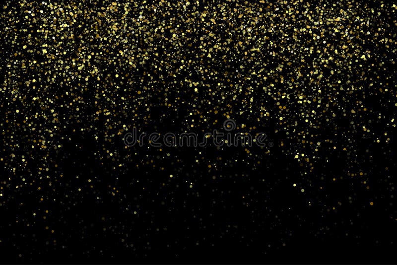 Vector gold glittering sparkle stardust space background. Vector gold glittering sparkle stardust space background