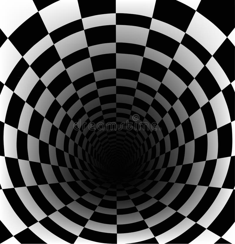 Checkerboard background with perspective effect. Checkerboard background with perspective effect