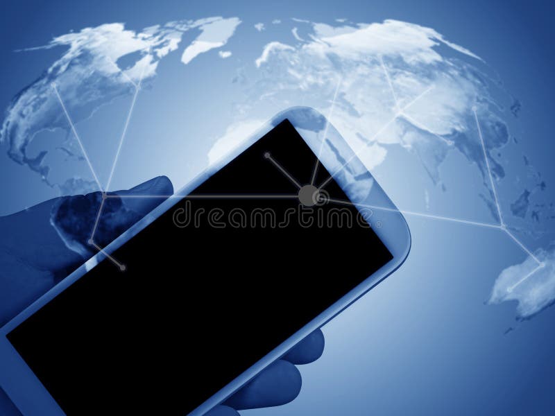 Fondo del telefono cellulare fotografia stock Fondo del telefono cellulare fotografia stock