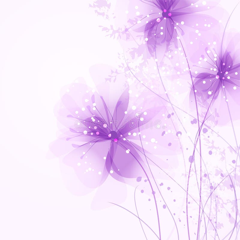 Fondo Del Vector Con Las Flores En Colores Pastel Ilustración del Vector -  Ilustración de floral, elegancia: 60908302