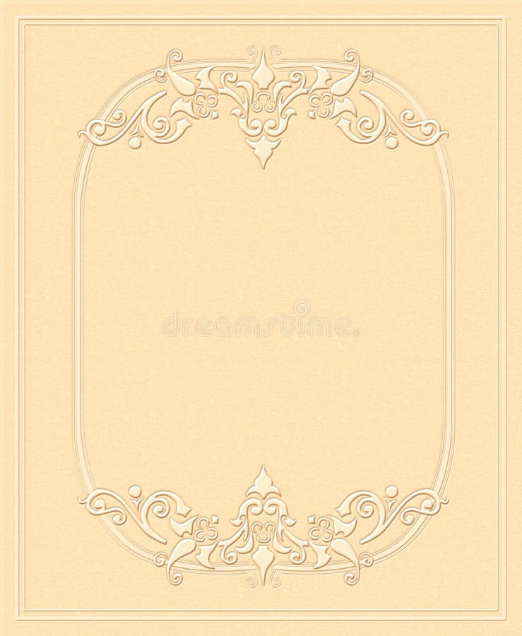 Fondo del vintage, papel grabado en relieve, tarjeta de felicitación antigua, invitación con los ornamentos florales ilustración del vector Fondo del vintage, papel grabado en relieve, tarjeta de felicitación antigua, invitación con los ornamentos florales ilustración del vector