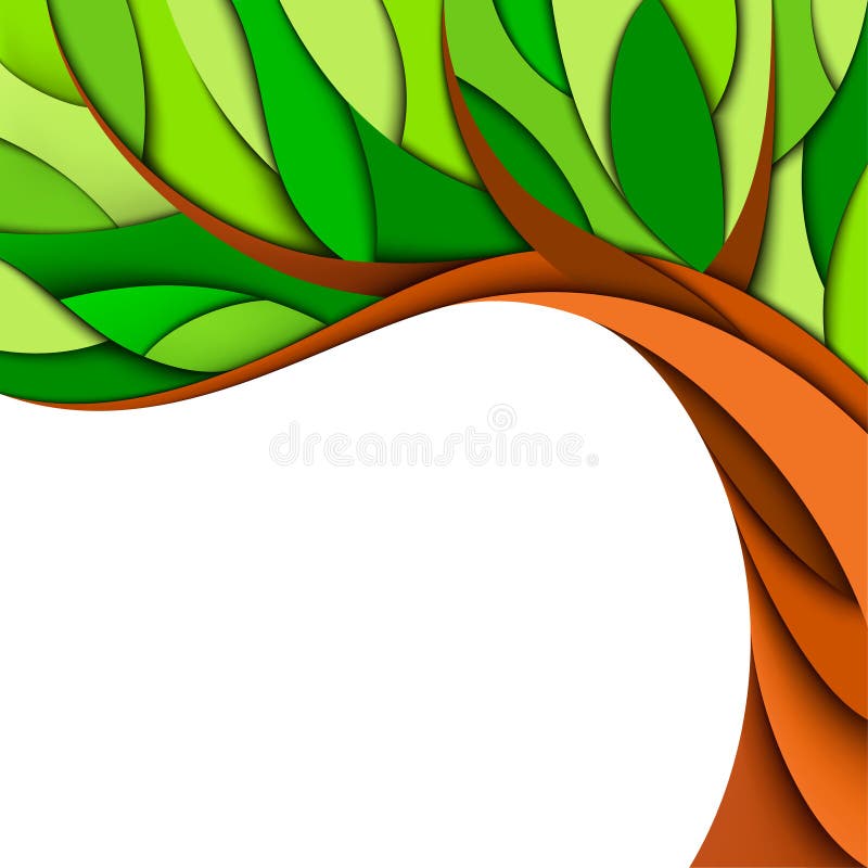 Fondo de árbol de verano libre illustration