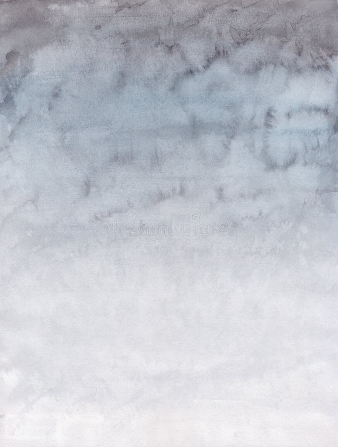 Fondo dell'acquerello con il cielo grigio chiaro e bianco illustrazione vettoriale Fondo dell'acquerello con il cielo grigio chiaro e bianco illustrazione vettoriale