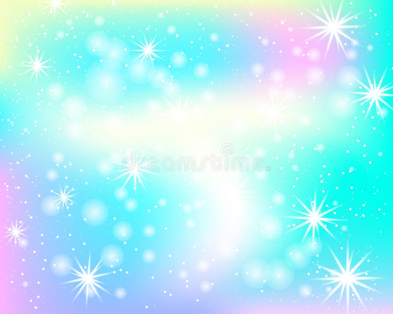 Fondo dell'arcobaleno dell'unicorno Modello della sirena nei colori di principessa Contesto variopinto di fantasia con la maglia