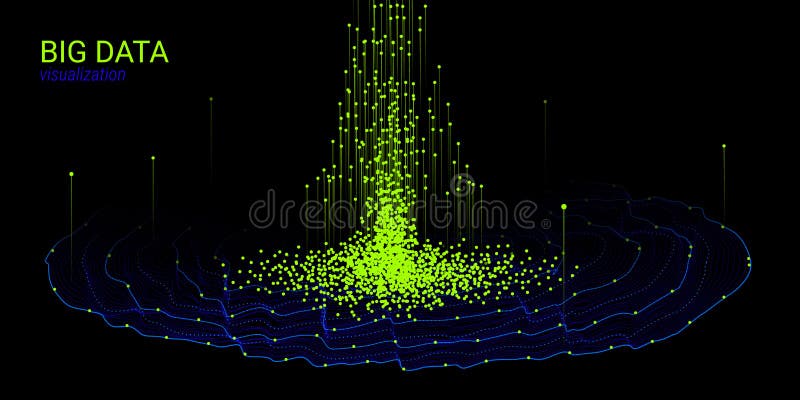 Fondo dell'estratto di Wave 3D Grande visualizzazione di dati illustrazione vettoriale Fondo dell'estratto di Wave 3D Grande visualizzazione di dati illustrazione vettoriale