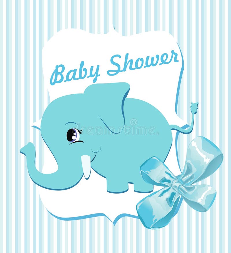 Fondo della doccia di bambino illustrazione di stock Fondo della doccia di bambino illustrazione di stock