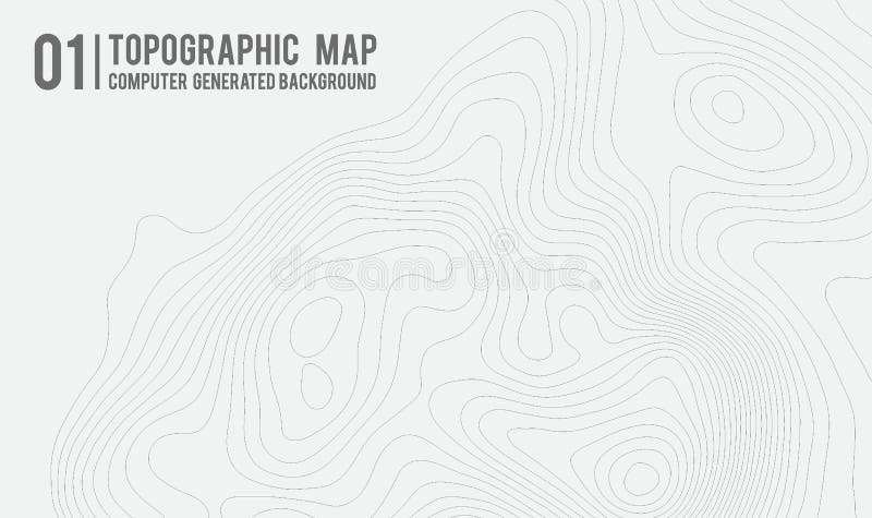 Fondo della mappa topografica con spazio per la copia Allini il fondo di contorno della mappa della topografia, estratto geografi