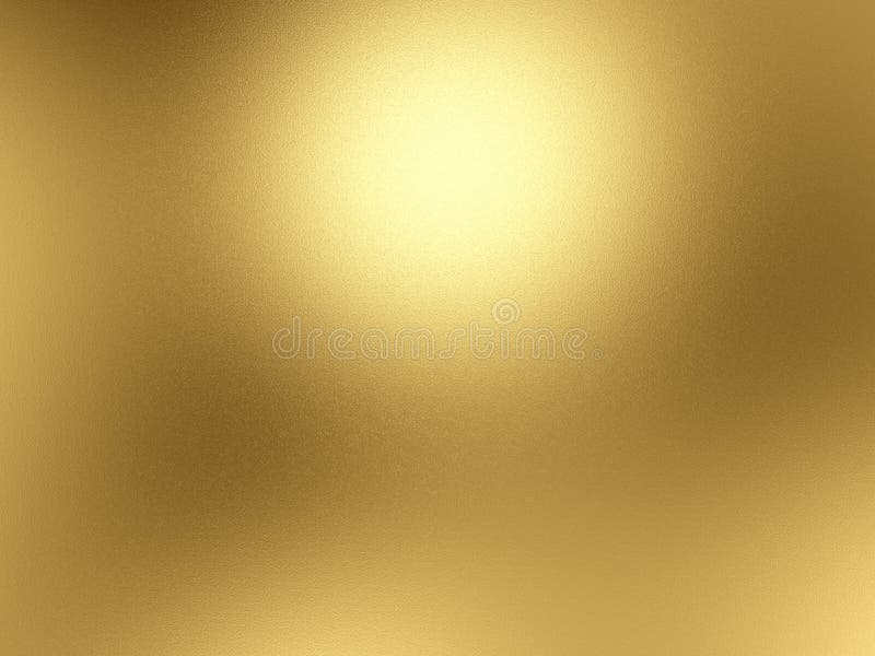 Fondo della stagnola di oro con le riflessioni leggere illustrazione di stock
