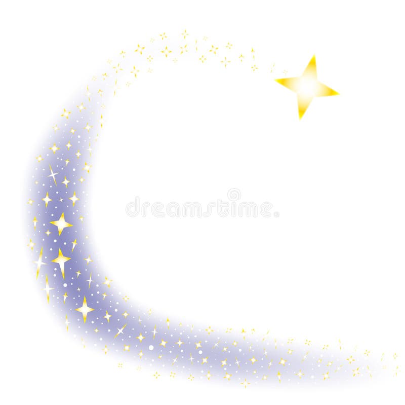 Fondo della stella cadente royalty illustrazione gratis Fondo della stella cadente royalty illustrazione gratis