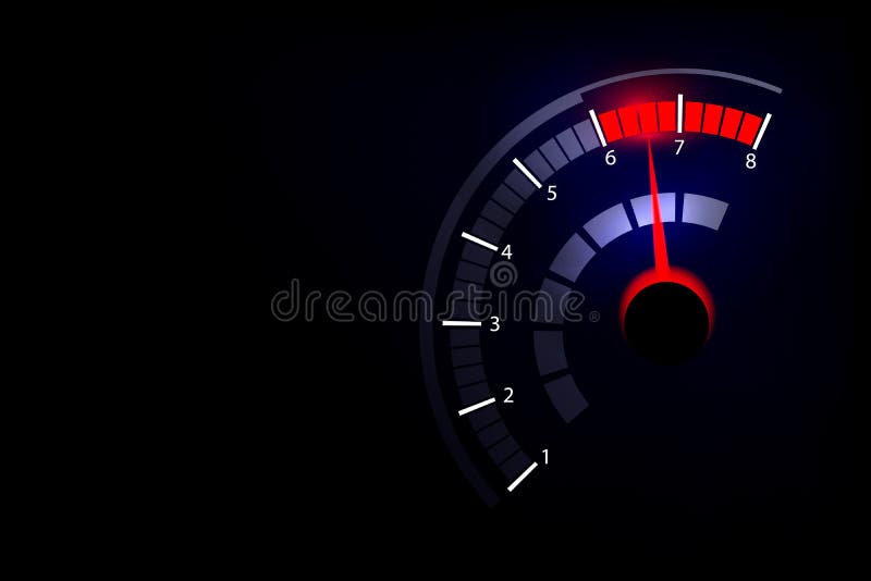 Fondo di moto di velocità con l'automobile veloce del tachimetro royalty illustrazione gratis Fondo di moto di velocità con l'automobile veloce del tachimetro royalty illustrazione gratis