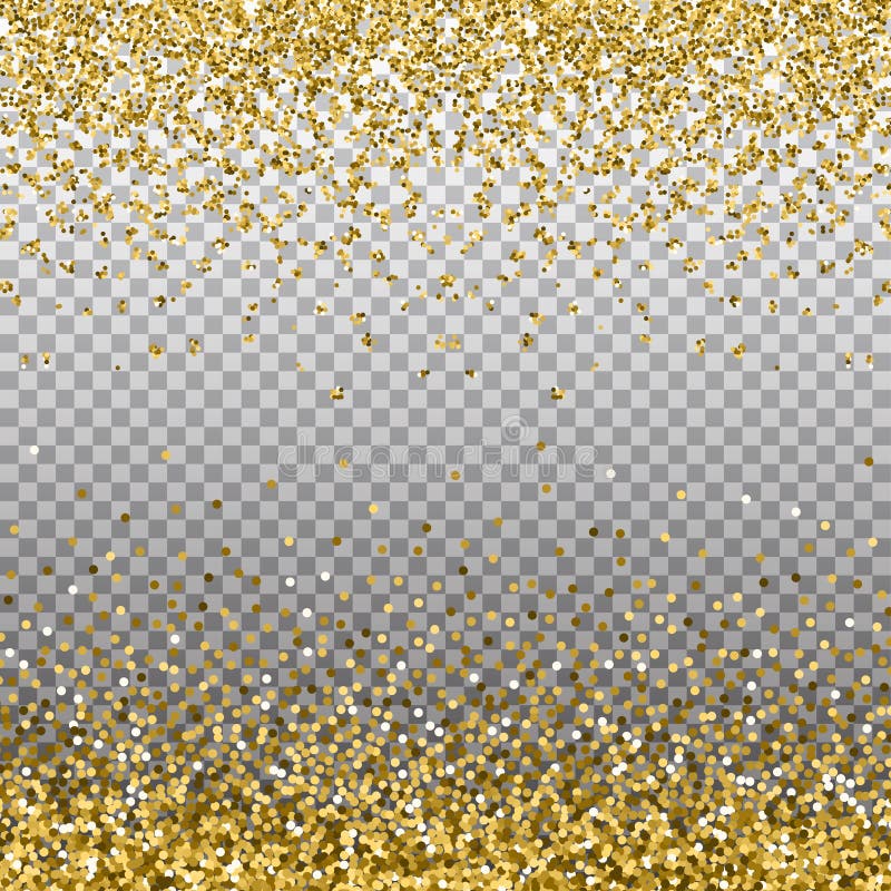 Fondo di scintillio dell'oro Scintille dorate sul confine Il modello per la festa progetta, invito, partito, compleanno, nozze, n royalty illustrazione gratis Fondo di scintillio dell'oro Scintille dorate sul confine Il modello per la festa progetta, invito, partito, compleanno, nozze, n royalty illustrazione gratis