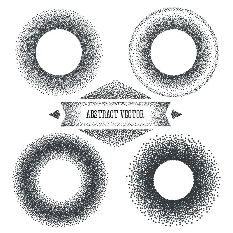 Fondo di semitono con i punti Incisione di Dotwork royalty illustrazione gratis Fondo di semitono con i punti Incisione di Dotwork royalty illustrazione gratis