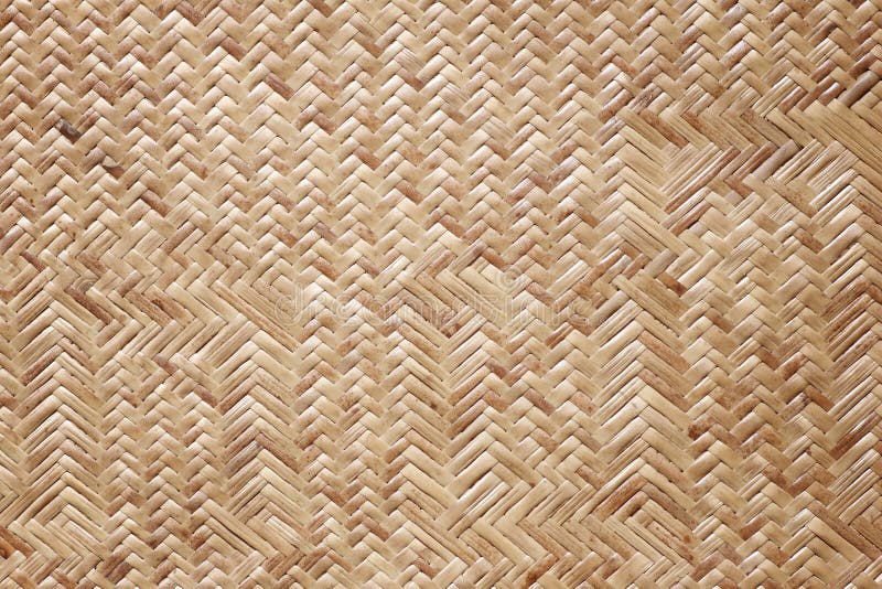 Fondo di struttura del tessuto del rattan di Brown fotografia stock libera da diritti