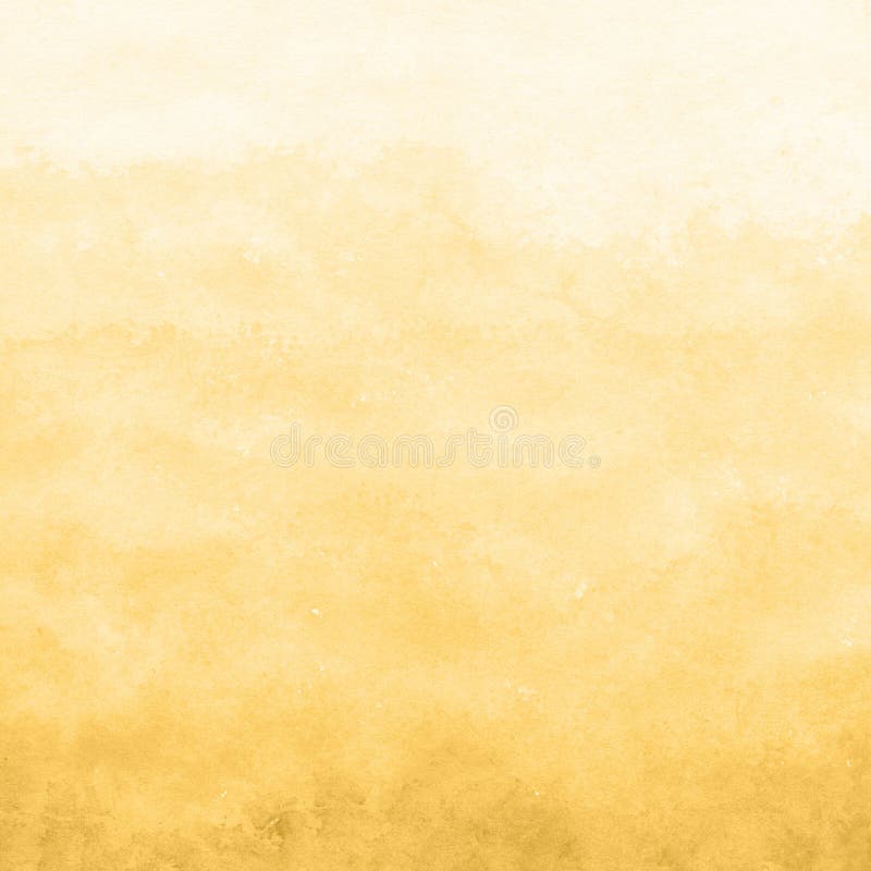 Fondo di struttura dell'acquerello dell'oro giallo, dipinto a mano