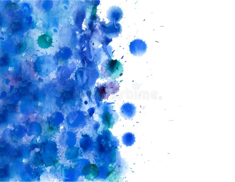 Fondo dibujado mano abstracta de la acuarela, ejemplo del vector stock de ilustración Fondo dibujado mano abstracta de la acuarela, ejemplo del vector stock de ilustración