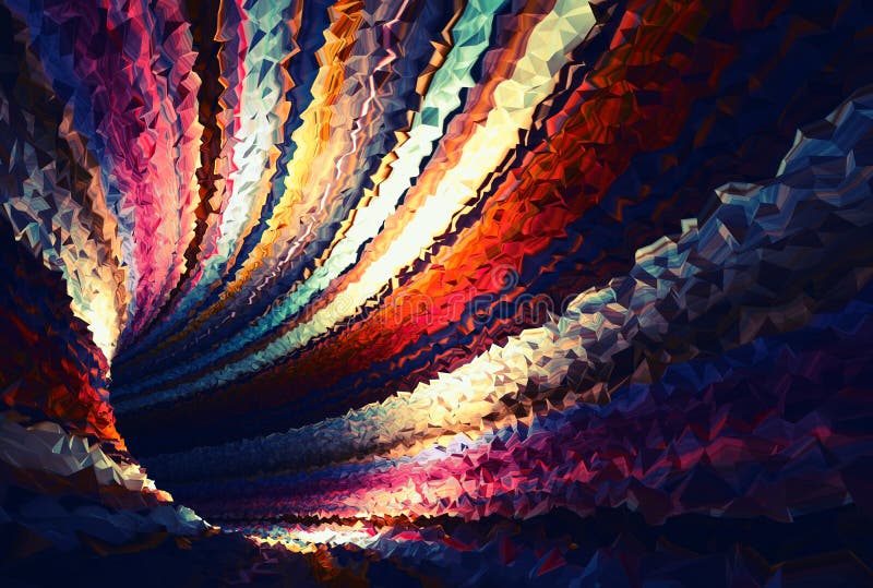 Fondo digital abstracto colorido ilustración del vector Fondo digital abstracto colorido ilustración del vector