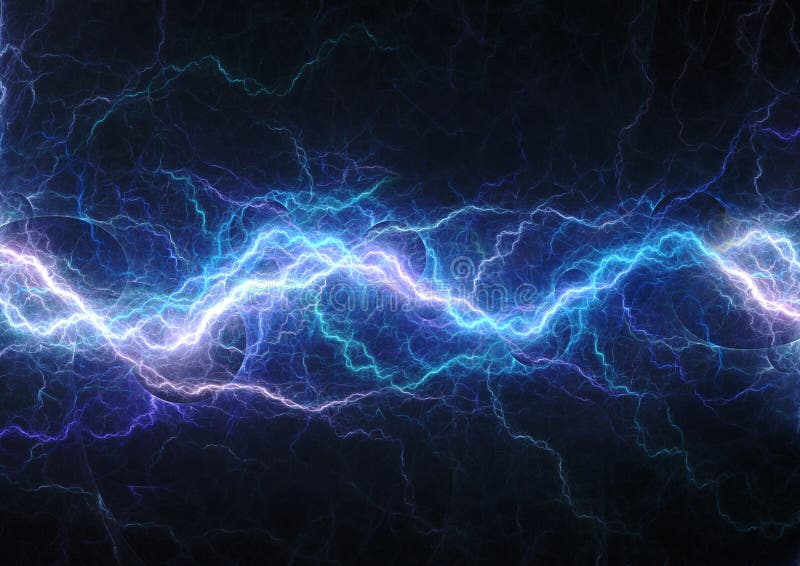 Blue lightning, abstract electrical background. Blue lightning, abstract electrical background