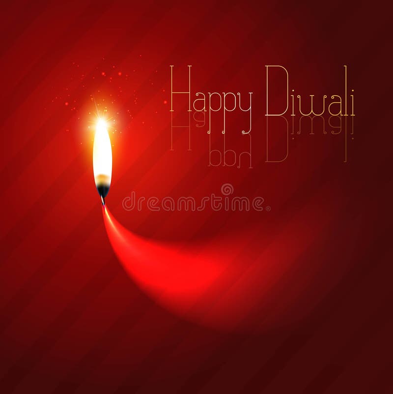 Fondo feliz de la celebración del diya del diwali ilustración del vector Fondo feliz de la celebración del diya del diwali ilustración del vector