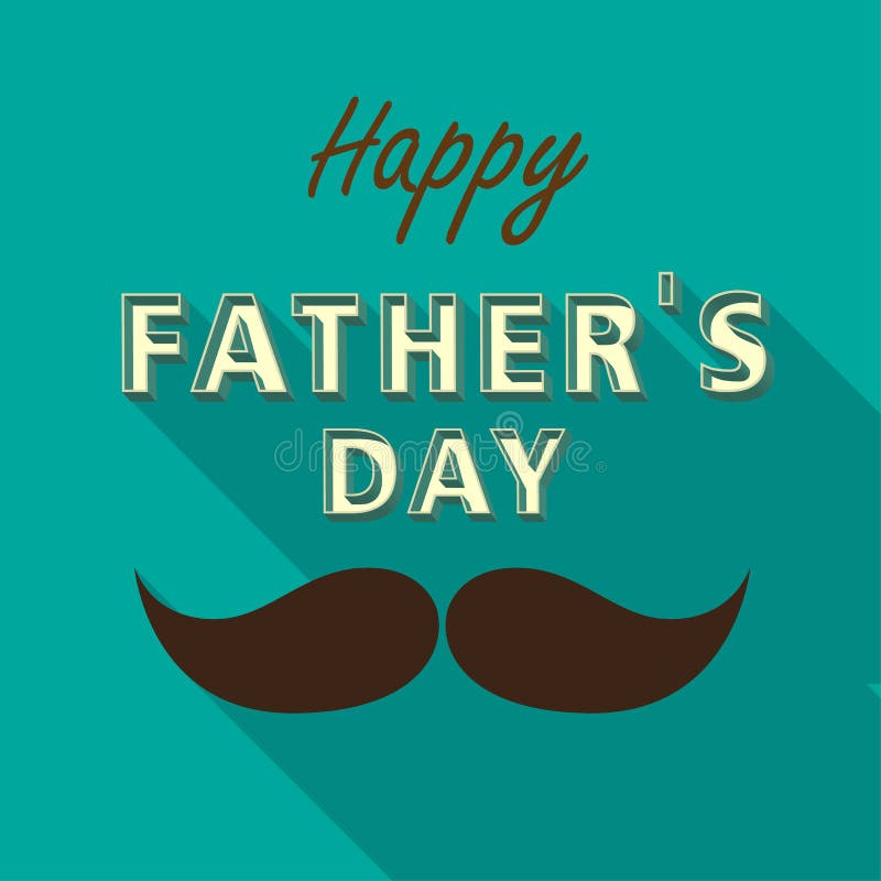 Fondo feliz del día de padres stock de ilustración