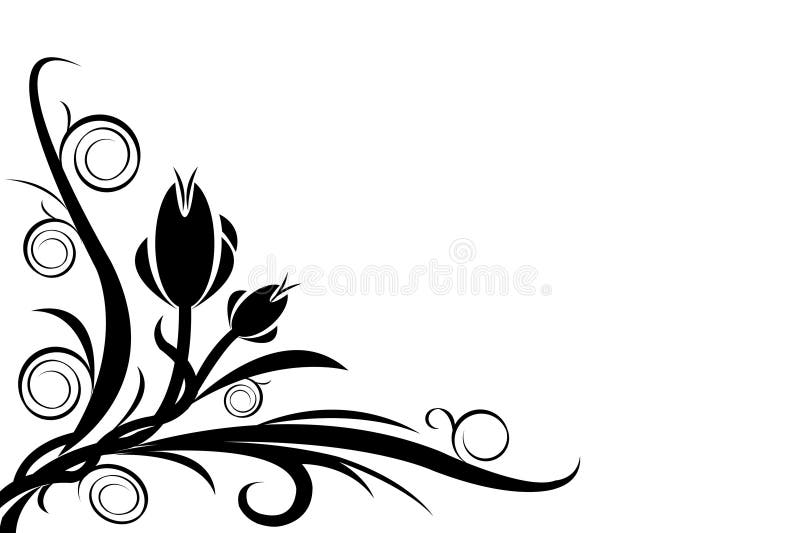 Fondo Floral stock de ilustración