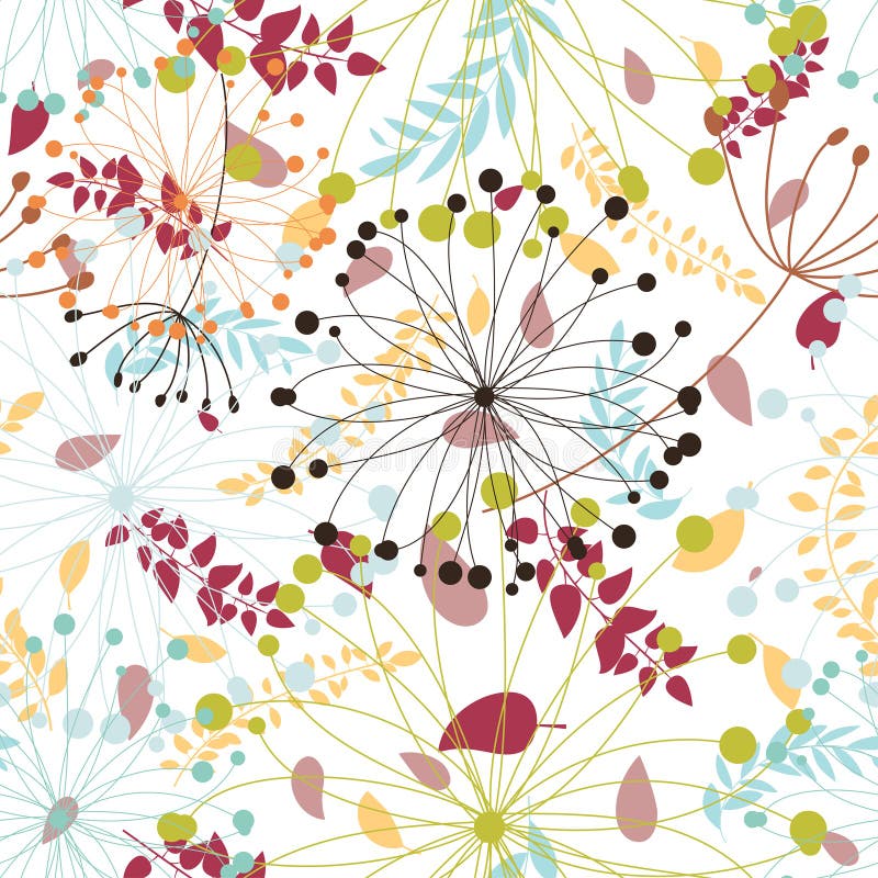 Fondo floral inconsútil libre illustration Fondo floral inconsútil libre illustration