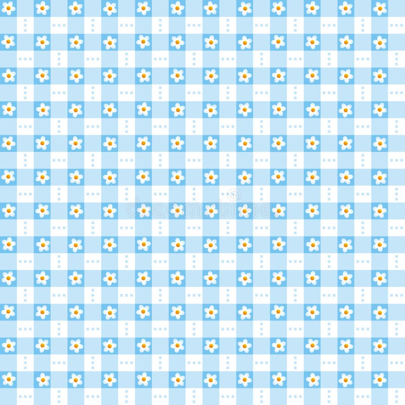 Fondo floreale blu senza cuciture del percalle royalty illustrazione gratis Fondo floreale blu senza cuciture del percalle royalty illustrazione gratis