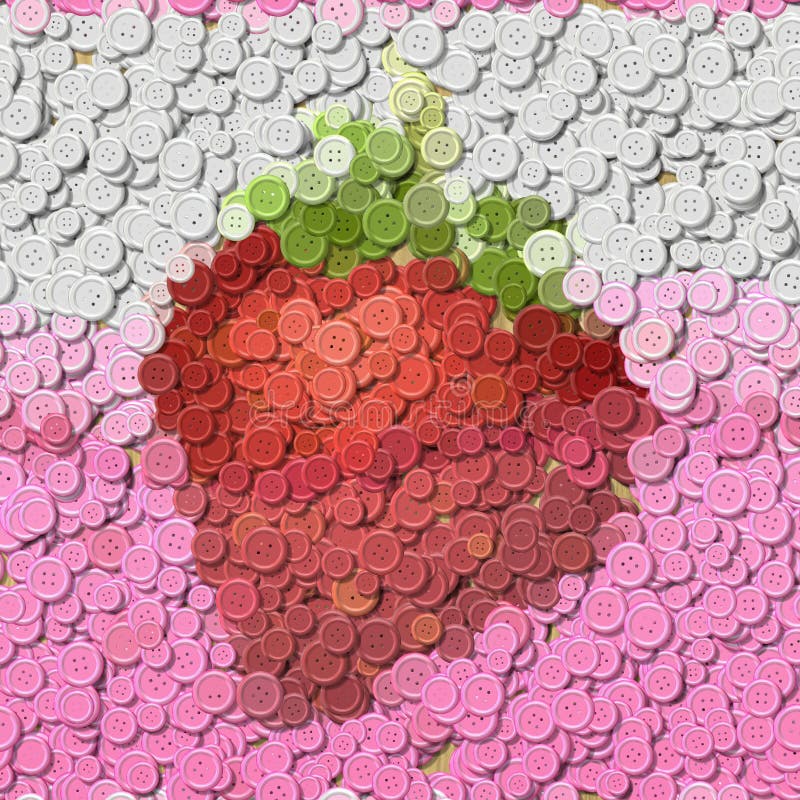 Fondo generato immagine di cucito dei bottoni del succo della fragola illustrazione vettoriale Fondo generato immagine di cucito dei bottoni del succo della fragola illustrazione vettoriale