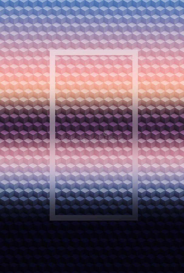 Fondo geom?trico rosado p?rpura del extracto del modelo 3D del cubo, plantilla del mosaico libre illustration Fondo geom?trico rosado p?rpura del extracto del modelo 3D del cubo, plantilla del mosaico libre illustration