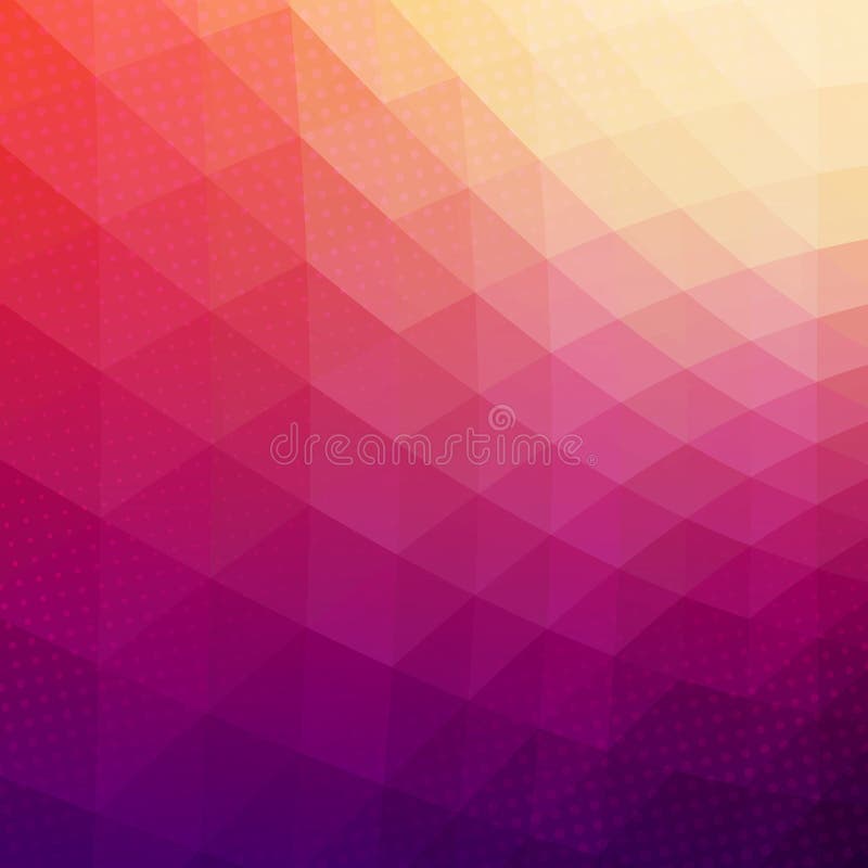 Colorful abstract geometric vector background. Triangle shapes. Mosaic pattern. Hipster background with copyspace. Retro styled banner template. Halftone effect. Colorful abstract geometric vector background. Triangle shapes. Mosaic pattern. Hipster background with copyspace. Retro styled banner template. Halftone effect