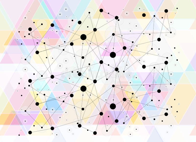 Fondo geometrico creativo astratto del modello illustrazione di stock Fondo geometrico creativo astratto del modello illustrazione di stock