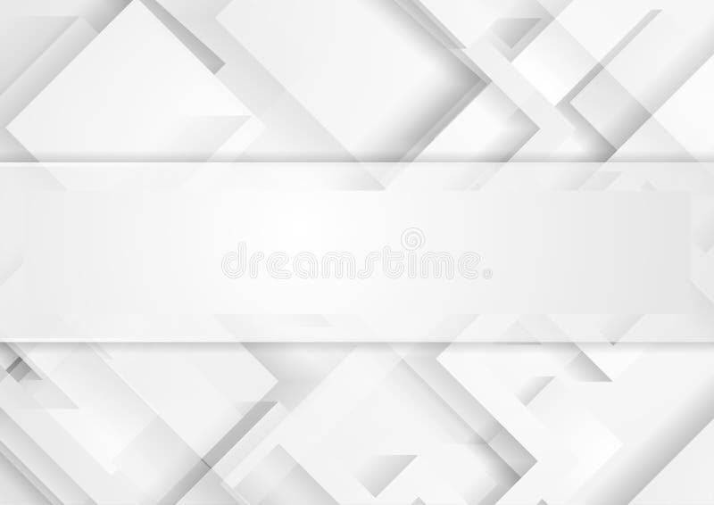 Fondo geometrico di tecnologia grigio chiaro astratta royalty illustrazione gratis Fondo geometrico di tecnologia grigio chiaro astratta royalty illustrazione gratis