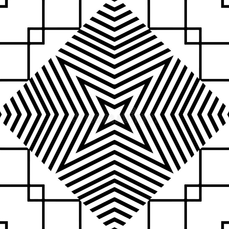 Fondo geometrico di vettore Linee grafiche nei rombi