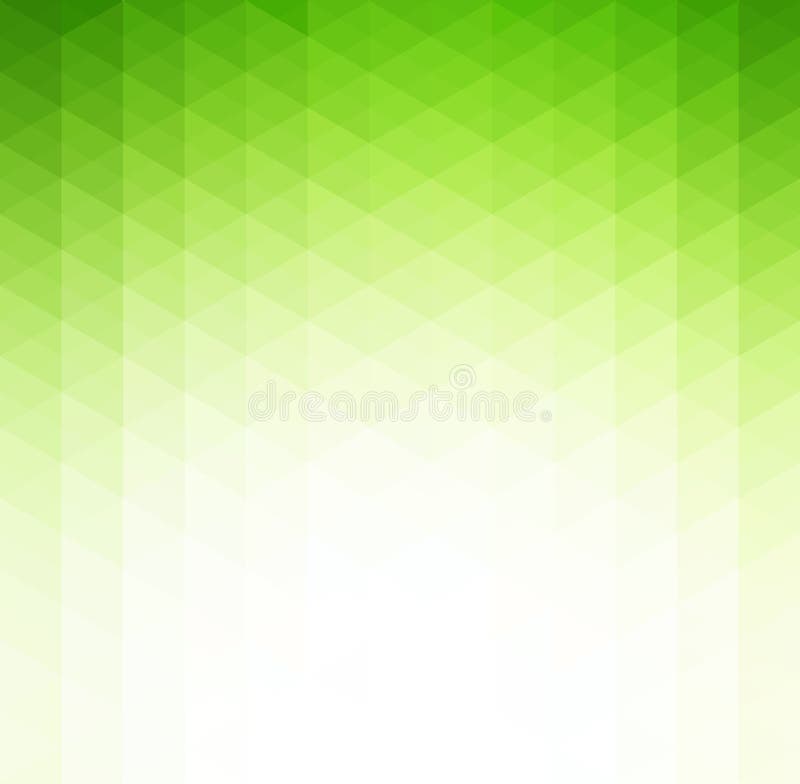 Fondo geometrico verde astratto di tecnologia illustrazione di stock