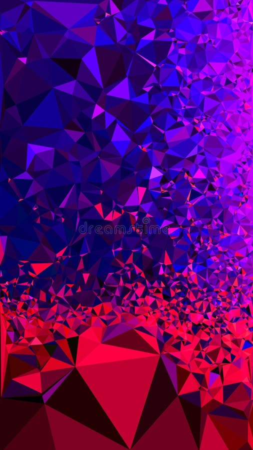 Fondo geométrico azul intenso. ilustración vectorial triangular de bajo polo stock de ilustración