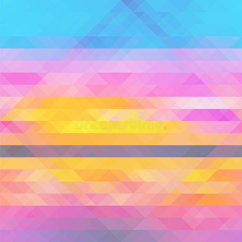 Fondo geométrico multicolor del modelo del extracto con los triángulos ilustración del vector