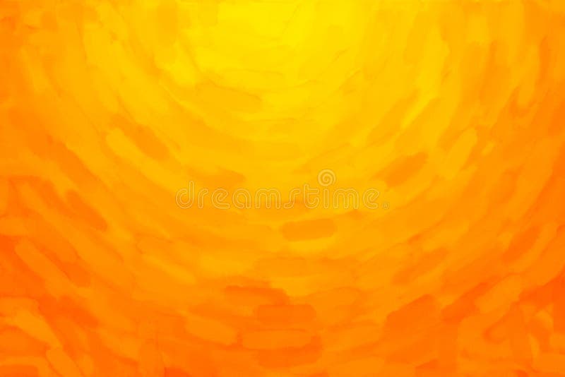 Fondo giallo arancione dell'acquerello
