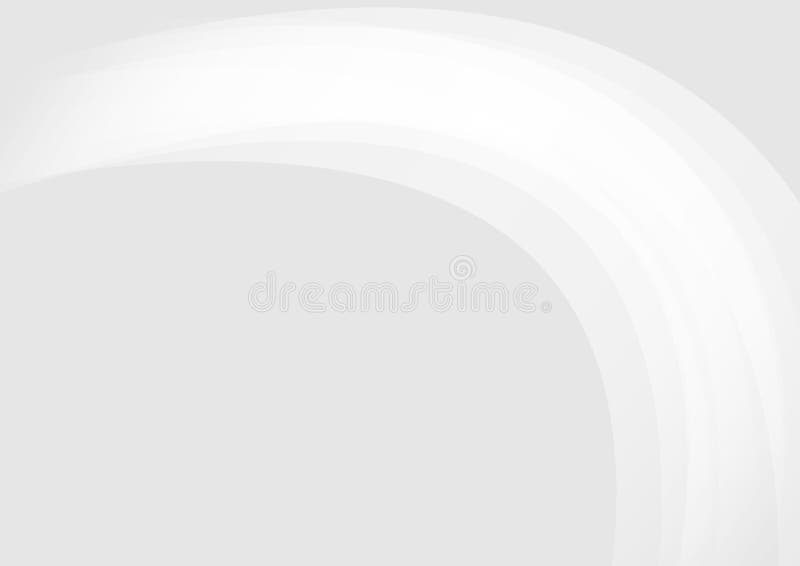 Fondo grigio astratto con la luce della curva illustrazione di stock Fondo grigio astratto con la luce della curva illustrazione di stock