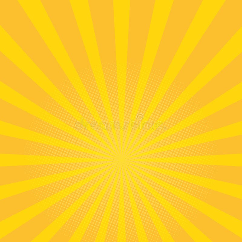 Fondo hermoso del resplandor solar del verano El amarillo irradia el fondo del arte pop Ilustración retra del vector ilustración del vector Fondo hermoso del resplandor solar del verano El amarillo irradia el fondo del arte pop Ilustración retra del vector ilustración del vector