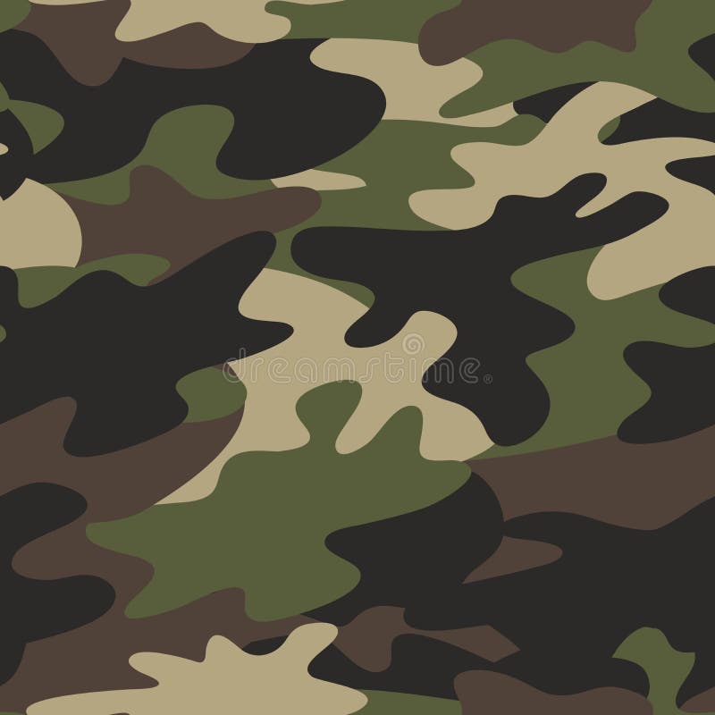 Fondo Inconsútil De Los Militares Del Modelo Del Camuflaje Ilustración del  Vector - Ilustración de invisible, traje: 89298146